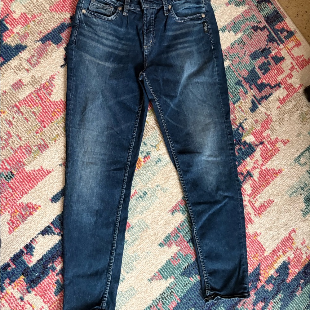 Silver Jeans Avery Skinny Crop